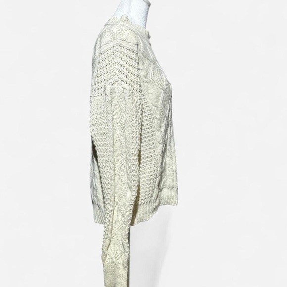 Structure Cream Cable Knit Sweater - Picture 2 of 5
